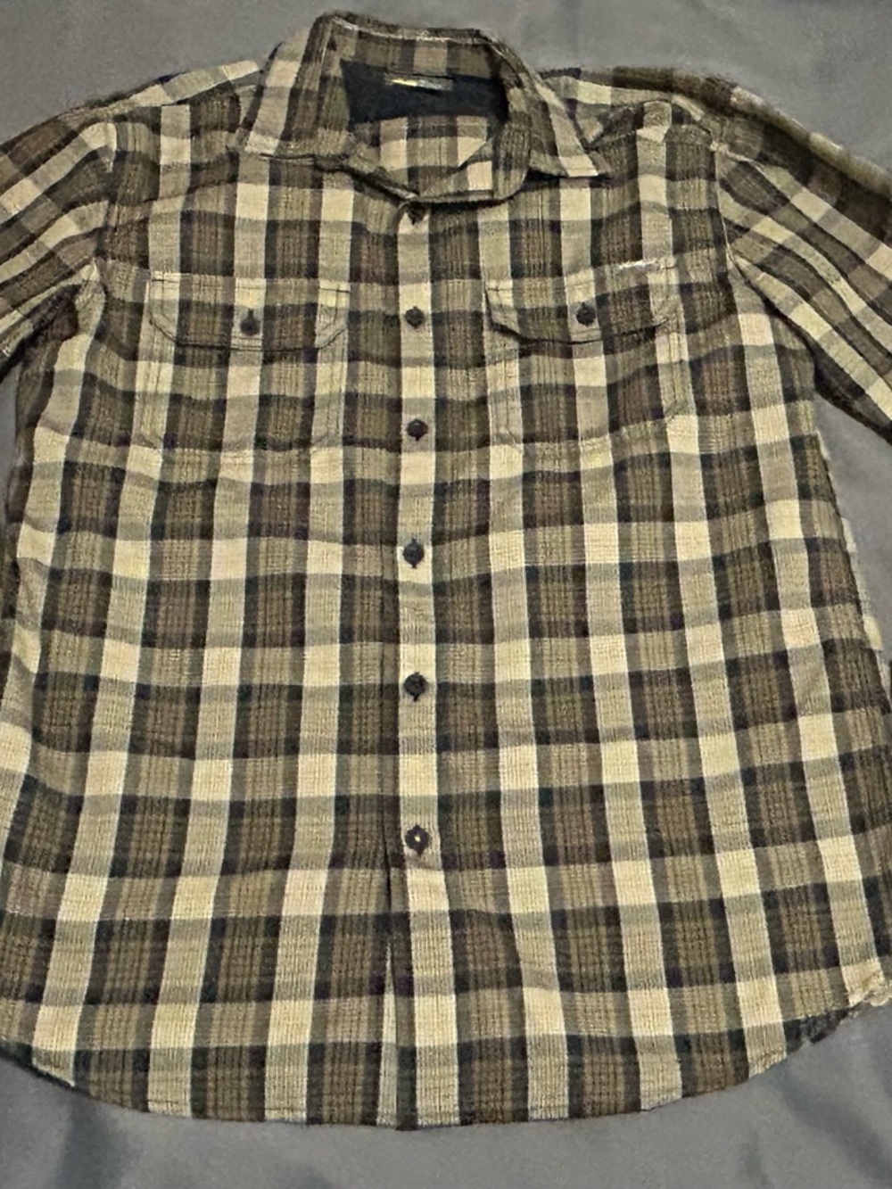 Eddie Bauer Plaid Cotton Shirt